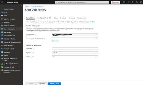 Introducción a Azure Data Factory