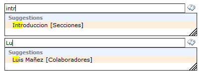 Control enlazado a 2 TermSets