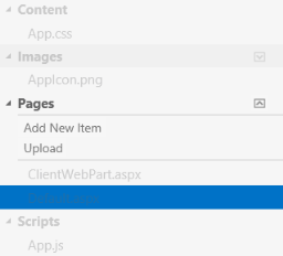 Menú contextual para objetos