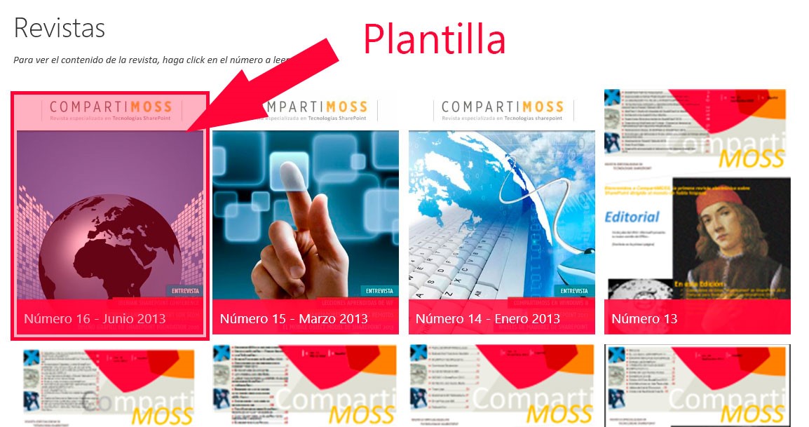 Introducción a las plantillas de elementos de contenido (Display templates)