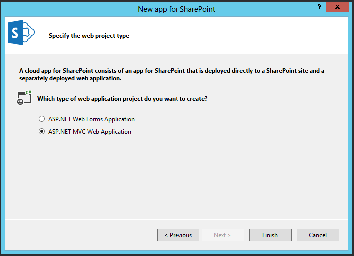 Imagen 5.- Selección del tipo de proyecto web en VS 2013 Preview