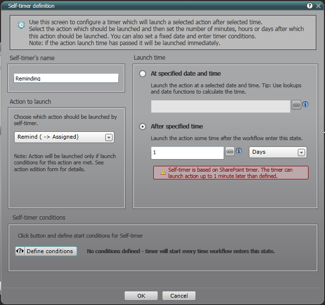 Imagen 6.- Ventana de contadores de tiempo automáticos en Datapolis WorkBox