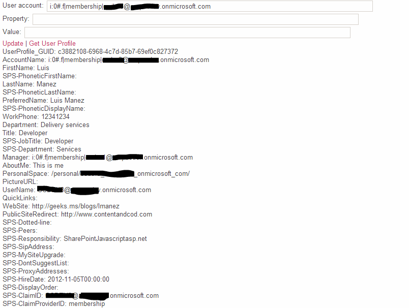 Imagen 1.- Resultado de la llamada al servicio web.