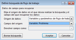 Imagen 21.- Configuración de las variables a utilizar.