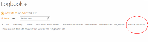 Imagen 26.- Comprobación de que el flujo se ha asociado a la lista.
