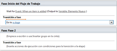 Imagen 8.- Nueva fase añadida al flujo.