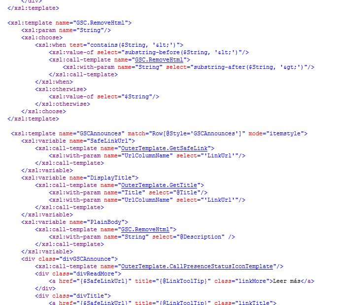 Renderizado desde el lado de cliente en SharePoint 2013