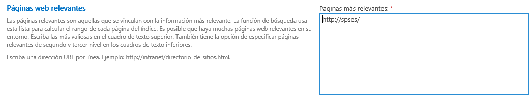 Ajuste de la Relevancia en el Motor de Búsqueda de SharePoint 2013