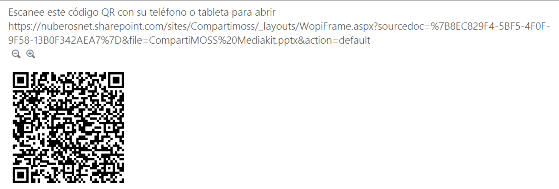 Imagen 6.- Código QR del documento.