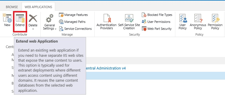 Imagen 3.- Extensión de una aplicación web existente.