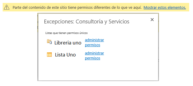 Imagen 6.- Administrar permisos diferentes.