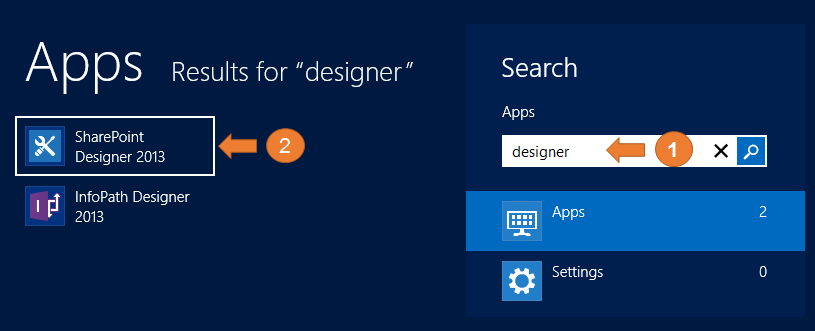 Imagen 12.- Muestra el resultado de la búsqueda realizada de Designer.