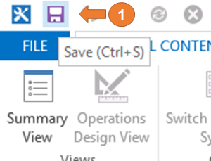 Imagen 25.- Muestra la opciones de guardado del SharePoint Designer.
