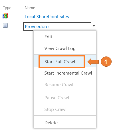 Imagen 5.- Muestra el menú de opciones del origen de contenido.