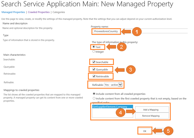 Imagen 9.- Muestra el formulario para crear una propiedad administrada.
