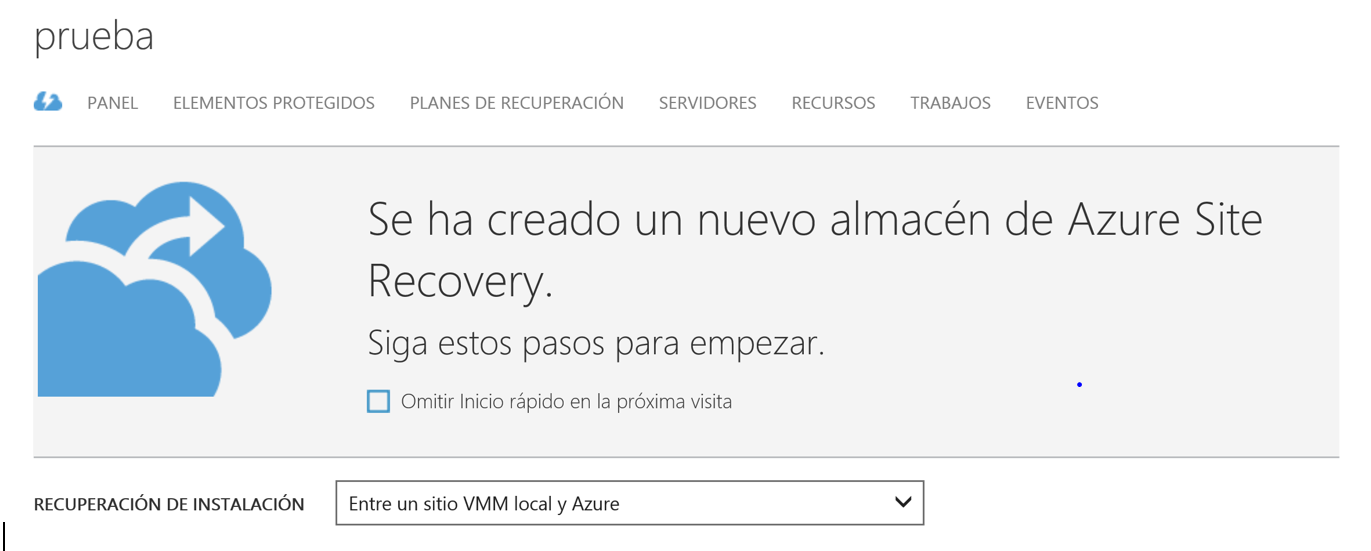 Imagen 4.- Almacén creado.