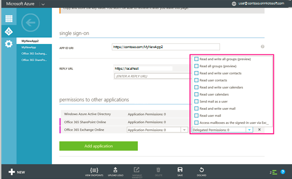 Imagen 5.- Pasos para conectar una aplicación.