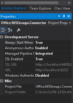 Imagen 25.- Habilitando SSL en el proyecto.