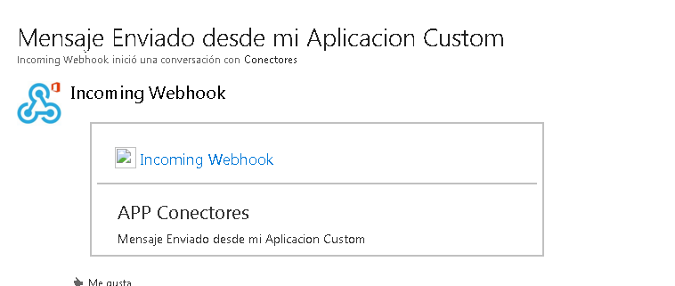 Imagen 32.- Mensaje en el Grupo