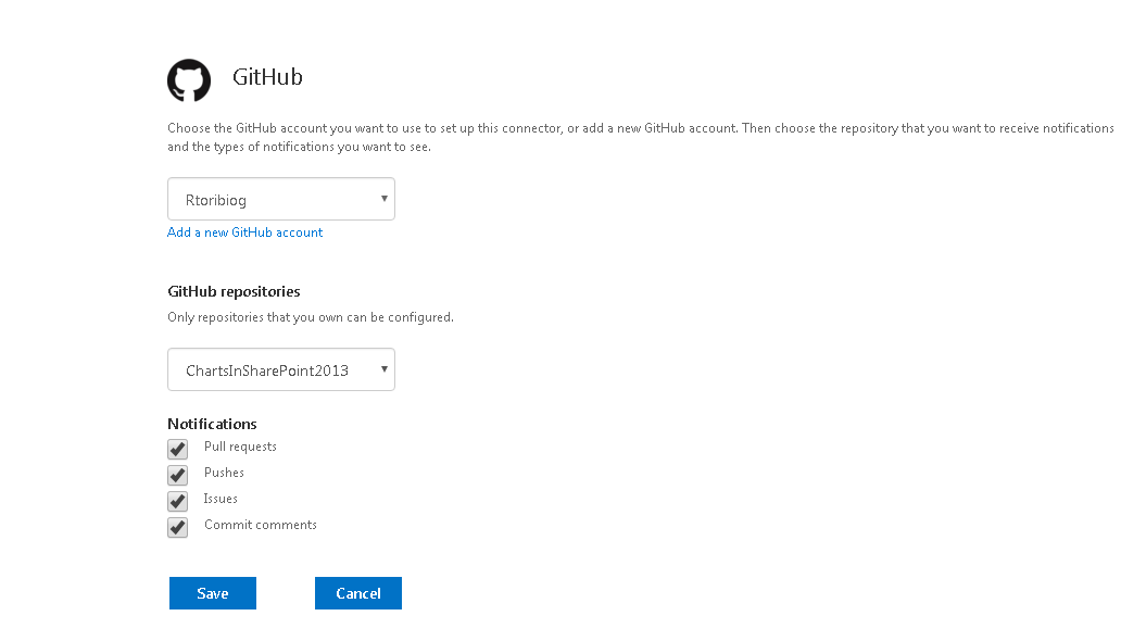 Imagen 7.- Tipo de Notificación que se pueden configurar.