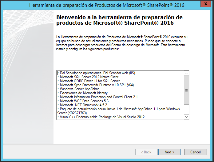 Particularidades de la instalación de una Granja de varios servidores de SharePoint 2016