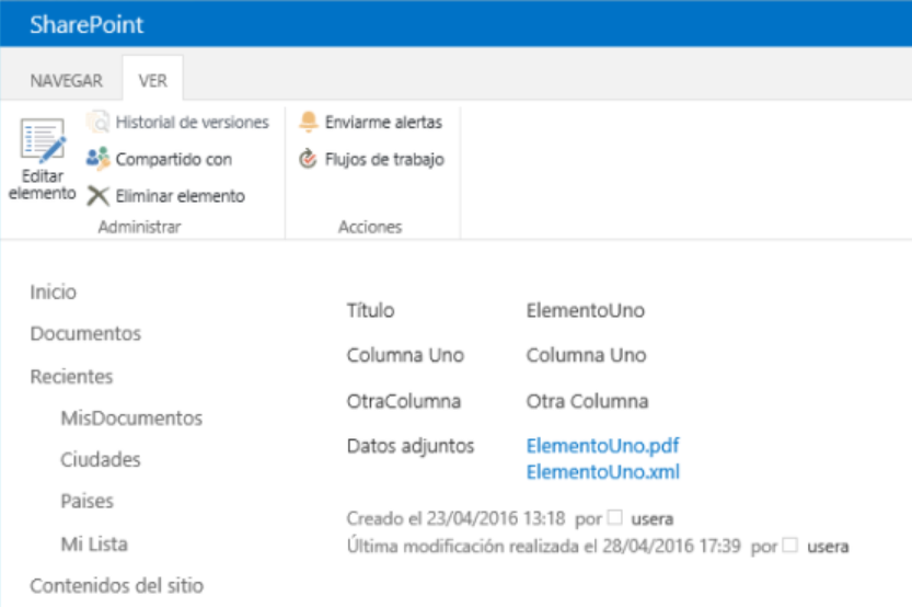 Imagen3.- Archivos XML agregados.