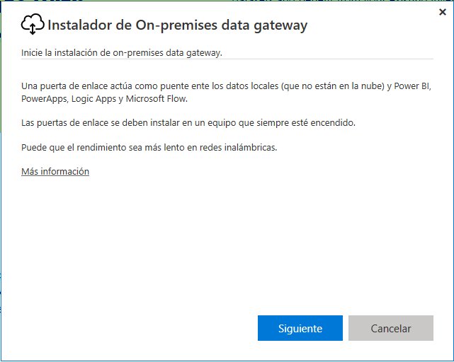 Imagen 3.- Asistente de instalación del gateway.