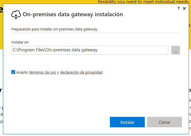 Imagen 6.- Ubicación de instalación del Gateway.