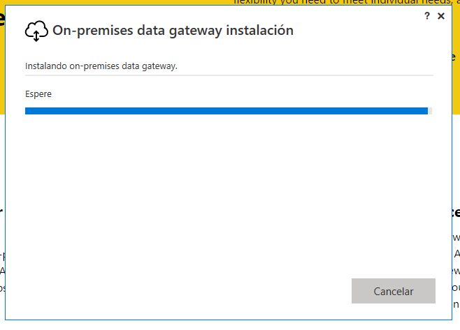 Imagen 7.- Proceso de instalación del Gateway.