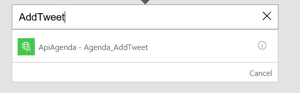 Imagen 11. Conectando un Microsoft Flow a una custom API.