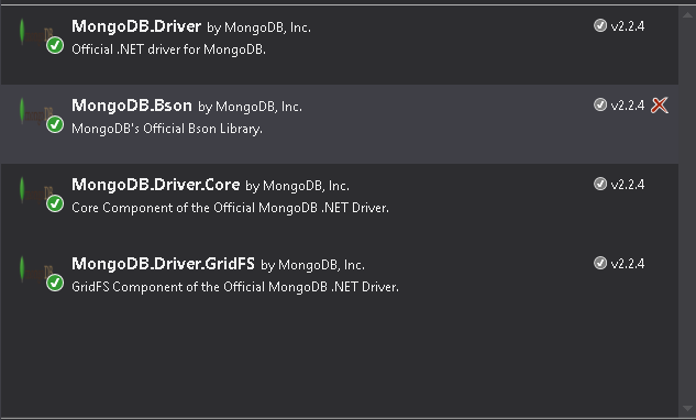 Imagen 9.- Paquetes necesarios para implementar MongoRepository