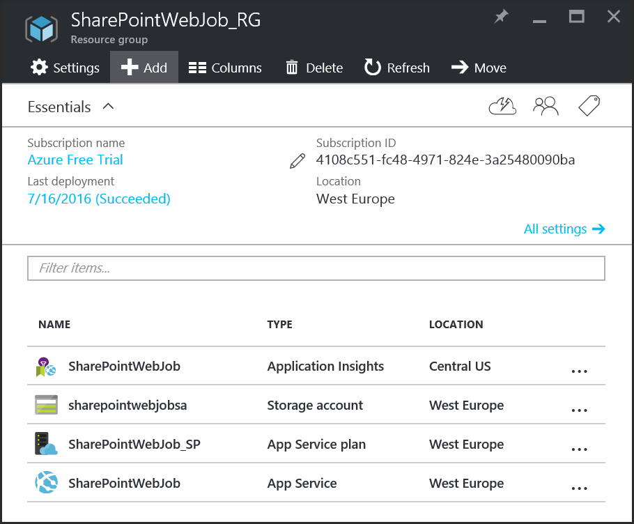 SharePoint y Azure – Azure WebJobs
