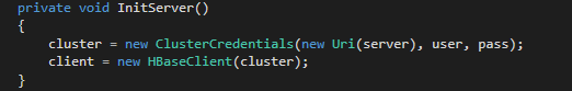 Imagen 14.- Code Inicializar cluster.