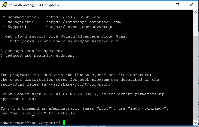 Imagen 8.- Empezando con hbase Shell.