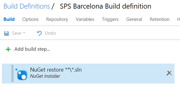 Imagen 3.- Restauración de los paquetes de NuGet.