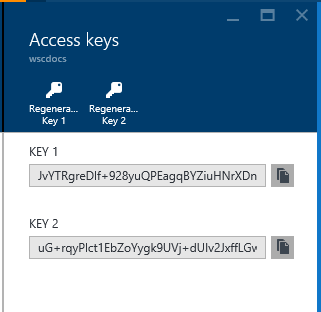 Imagen 3.- Claves de acceso generadas.