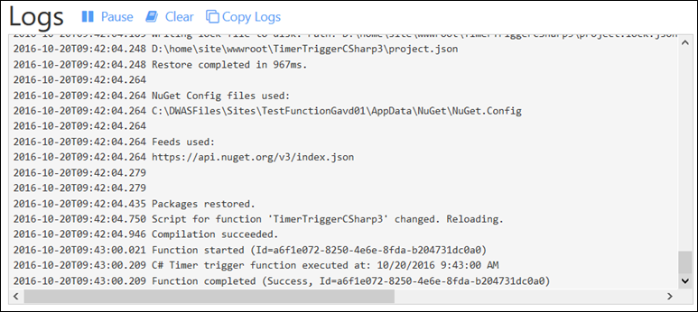 Imagen 6.- Descarga de los paquetes de NuGet necesarios.