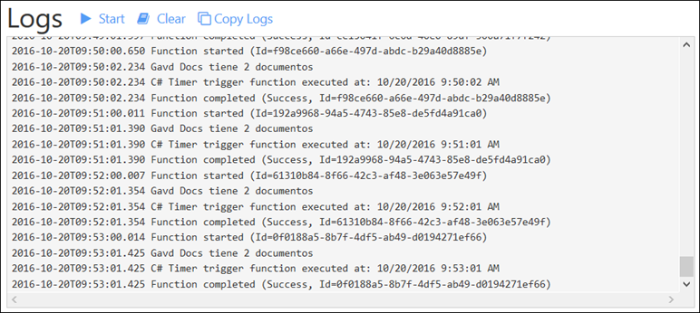 10. Seleccione el archivo run.csx y reemplace el código por defecto con el siguiente fragmento: using Microsoft.SharePoint.Clien