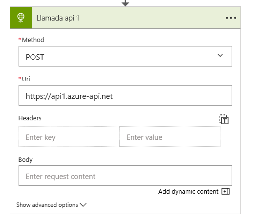 Imagen 3.- Peticiones http con Logic App.