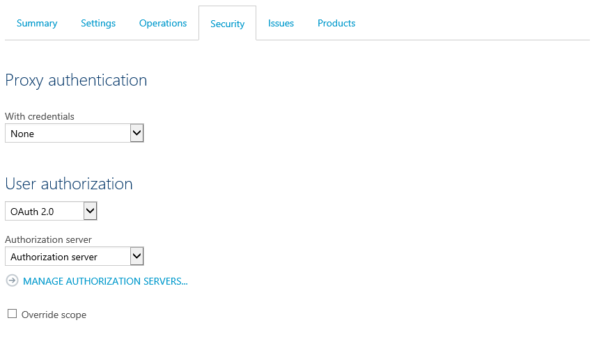 Imagen 9.- Securización en api management.