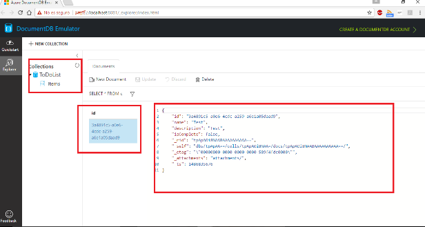 Imagen 5.- Utilizando el Emulador.
