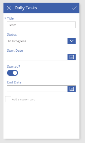 Image 16.- Edit Form in the PowerApp.