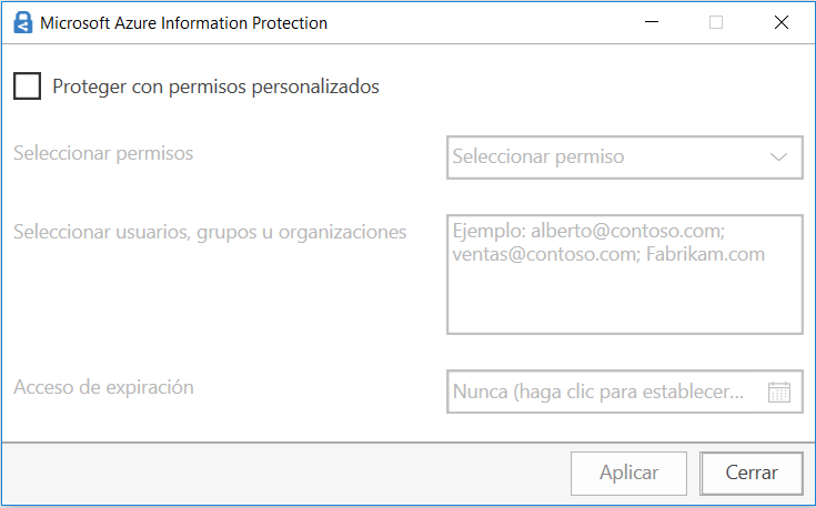 Imagen 13.- Permisos personalizados.