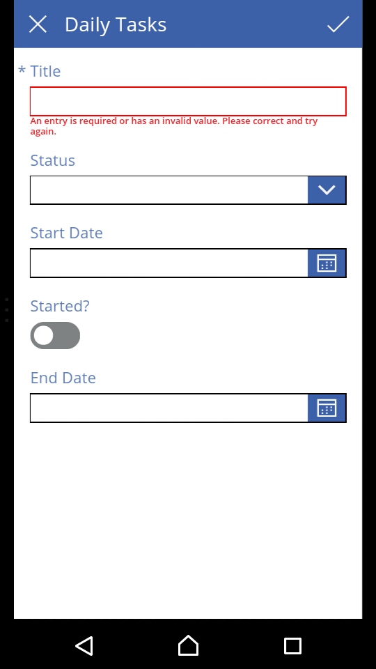 Image 7.- Adding a new list in the item using the PowerApp.