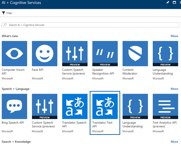 Traductor en Skype for Business usando Azure Cognitive Services