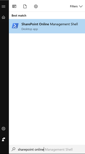 Imagen 5.- SharePoint Online Management Shell.