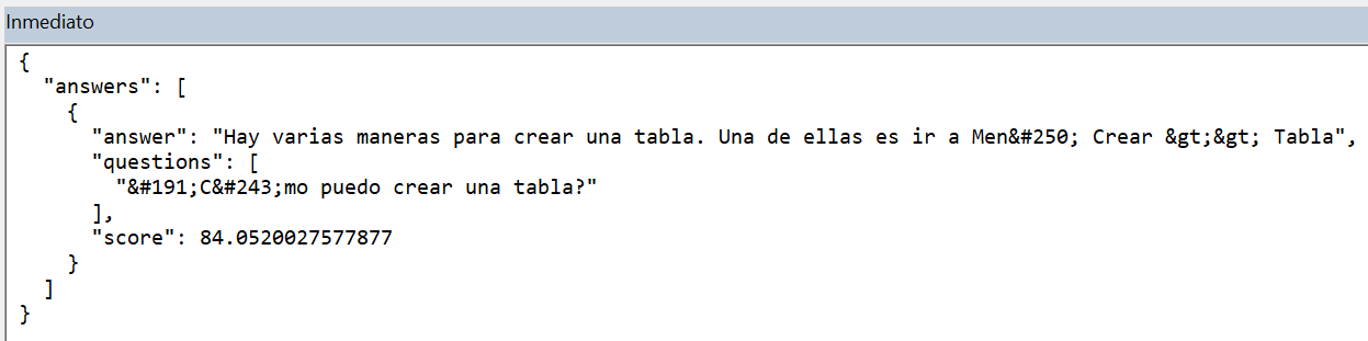 Imagen 15 - Respuesta correcta del servicio.