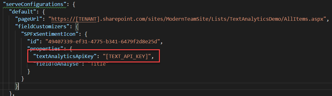 Haciendo uso de los Cognitive Services desde SPFx – Text Analytics API