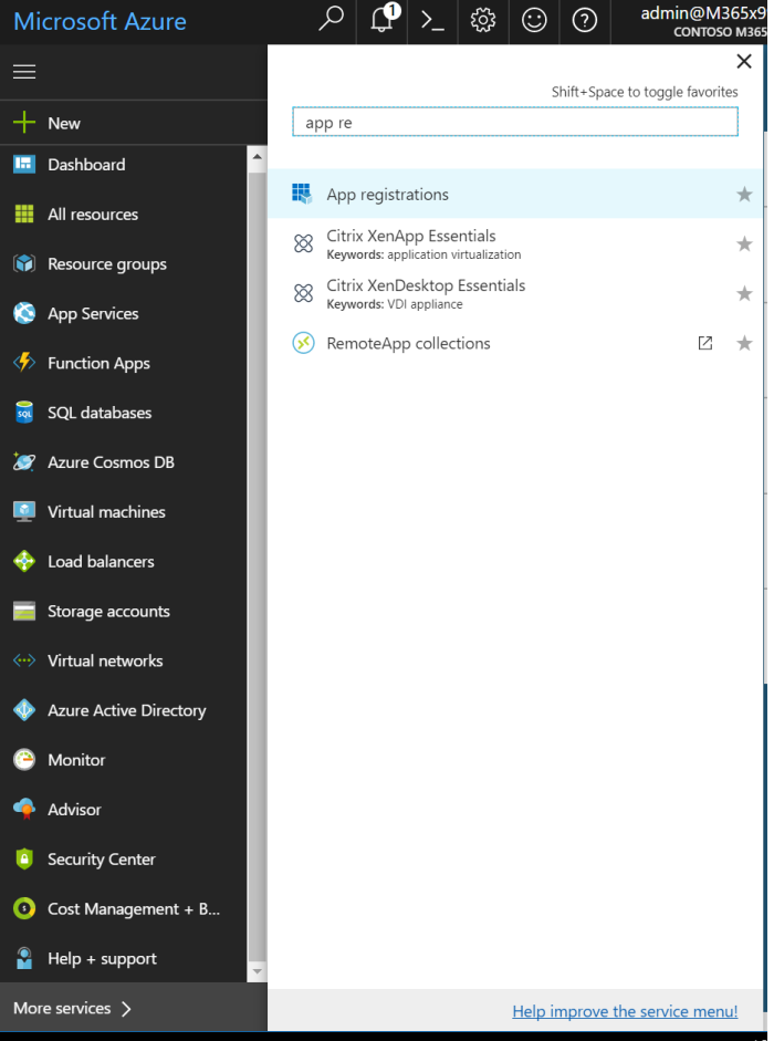 Imagen 3.- Registros de la App de Power BI en Azure.