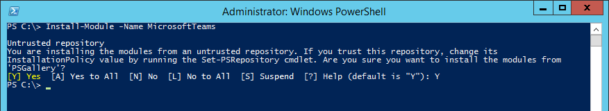 Introducción a PowerShell para Microsoft Teams
